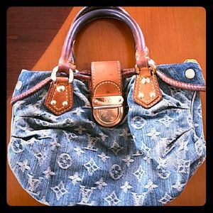 Authentic Louis Vuitton Denim Pleaty